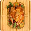 Bamboo Meat Cutting Board - With Juice Groove - Image 3